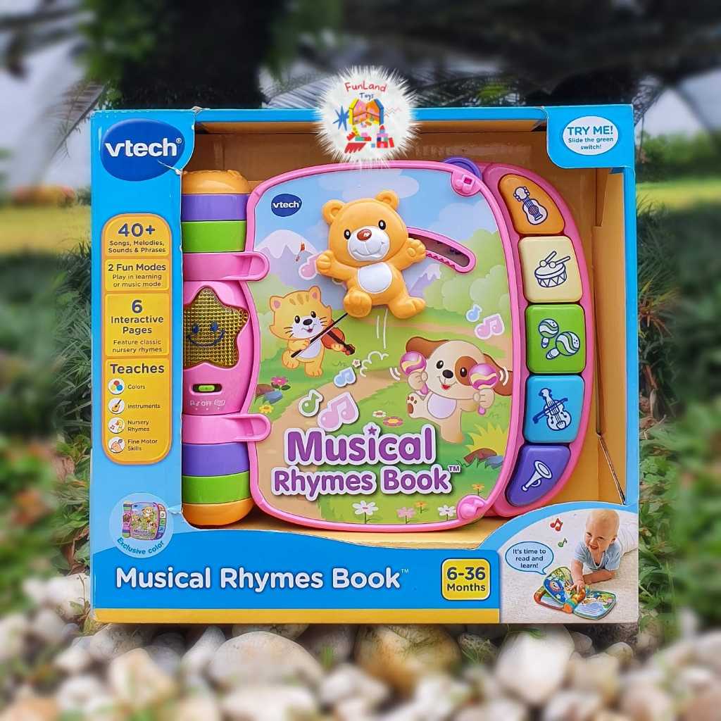 Vtech Musical Rhymes Book - Pink
