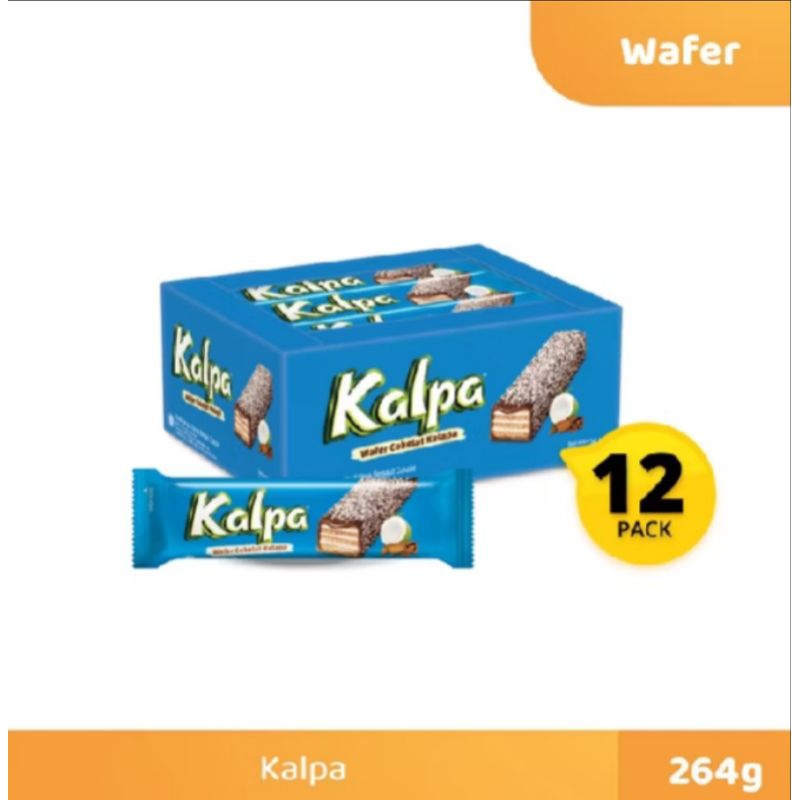 

KALPA WAFER COKLAT KELAPA 22GR || ISI 12 PCS