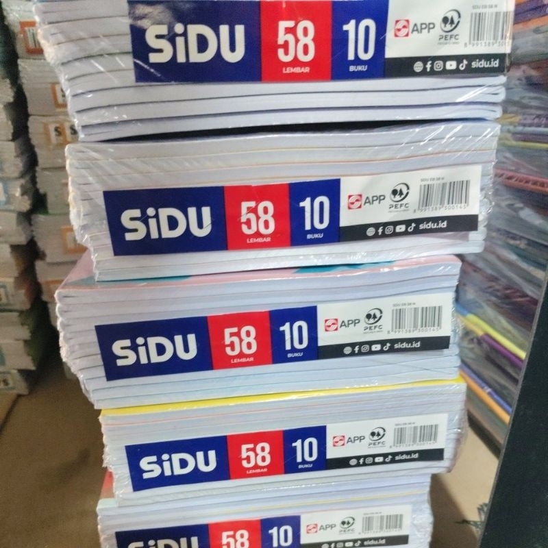 

BUKU TULIS SIDU 58 LEMBAR ISI 10 BUKU