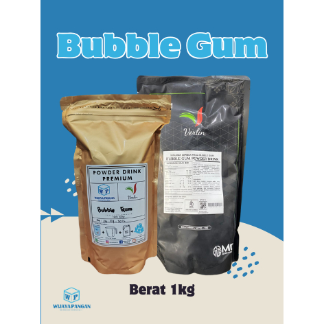 

VERLIN rasa BUBBLE GUM MURAH powder drink minuman bubuk (1kg)