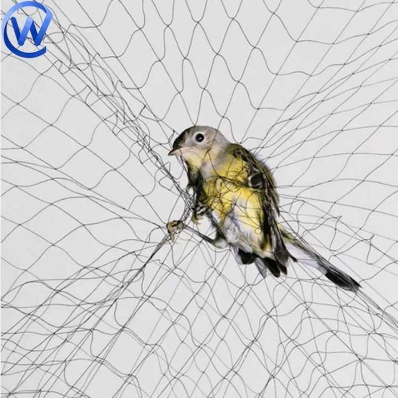 jaring burung kecil 2 inch panjang ± 20 meter lebar 2.2 meter jaring hitam senar 0.12 jaring burung 