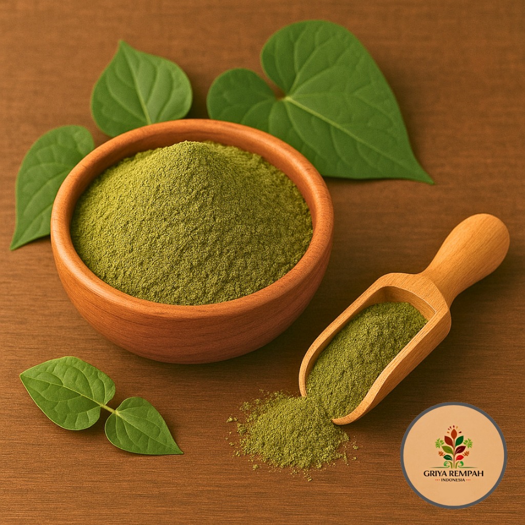 

SIRIH CINA BUBUK 100 GRAM Ketampang Air Suruhan Rempah Herbal Simplisia Alami Kesehatan Tradisional Ramuan Jamu Herbalisasi Anti Peradangan dan Detoks Tubuh Tumpang Peperomia pellucida