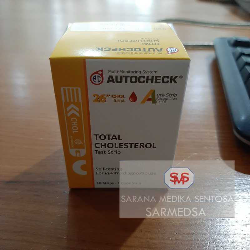 

Strip Kolestrol Autocheck / Total Cholestrol Test Strip Autocheck