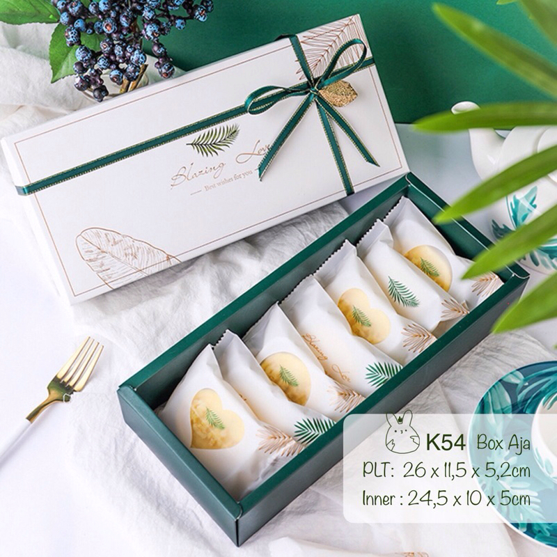 

(10pcs) K54 Kotak Nastar | Dus Kue| Box Naswan Lebaran| Natal Blazing K88