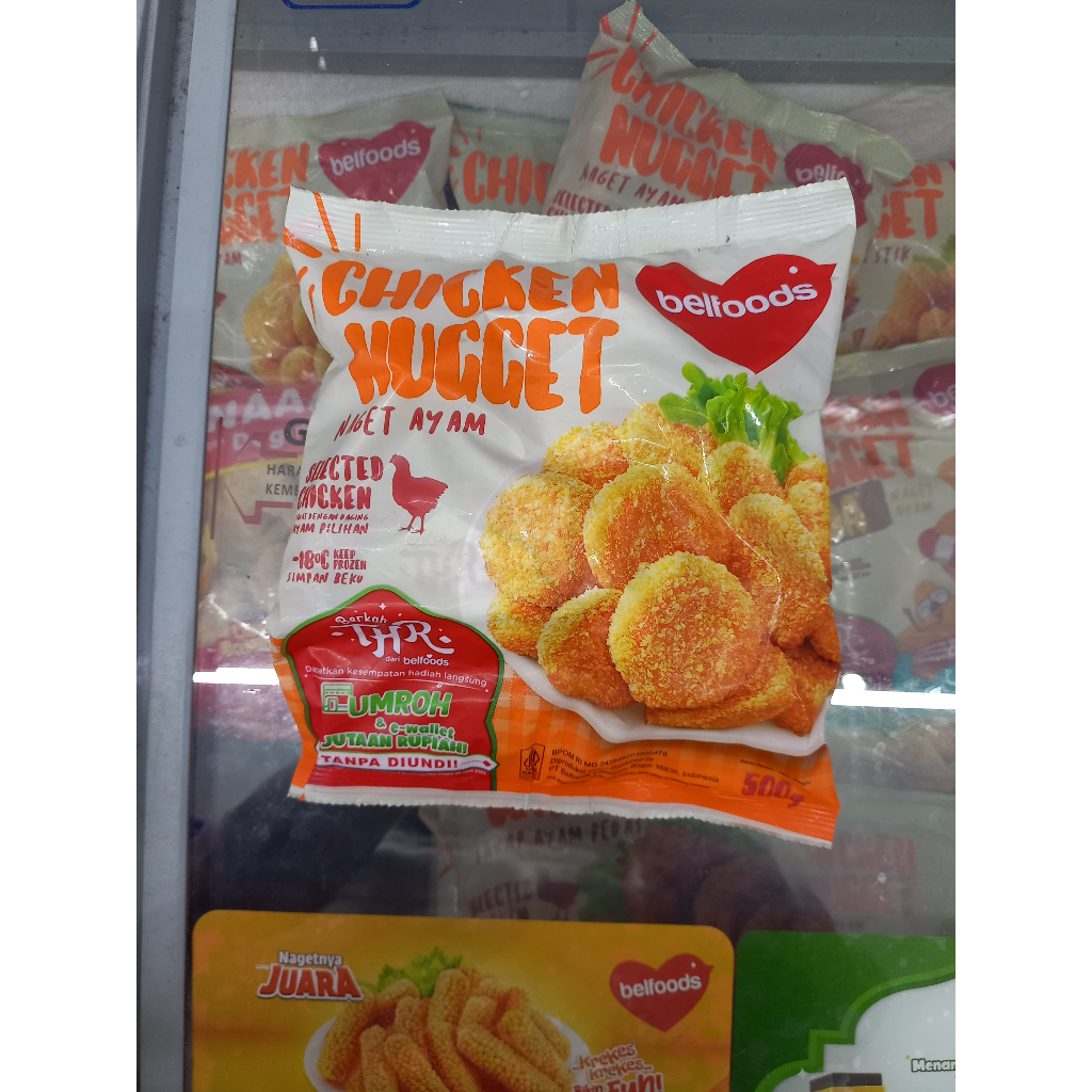 

Frozenfood BELFOODS FAVORITE Nugget Ayam 500gr