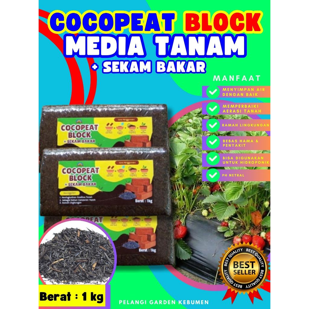 PALING LARIS  Cocopeat Kasar, Cocopeat Kering