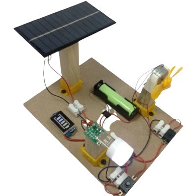 Pembangkit Listrik Tenaga Matahari Kit Edukasi Solar Cell Panel Surya PLTS GENERATOR MINI KIPAS TENA