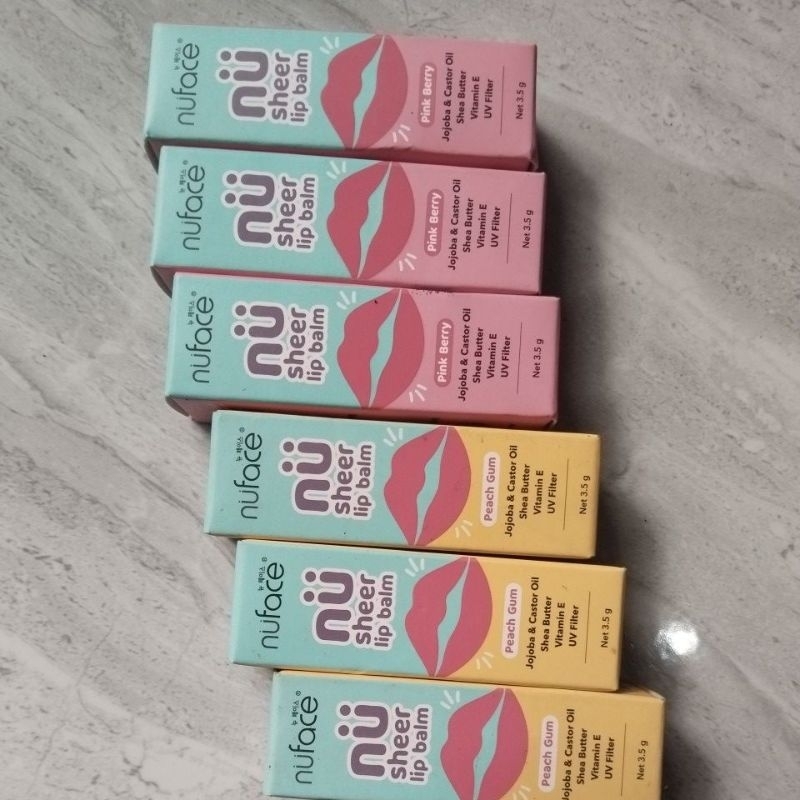 nuface nu sheer lip balm3.5gr