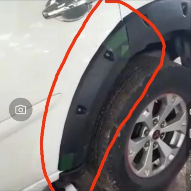 Over Fender Pajero Sport Lama 2009-2015 Model Baut L Satu Pcs Bagian Belakang