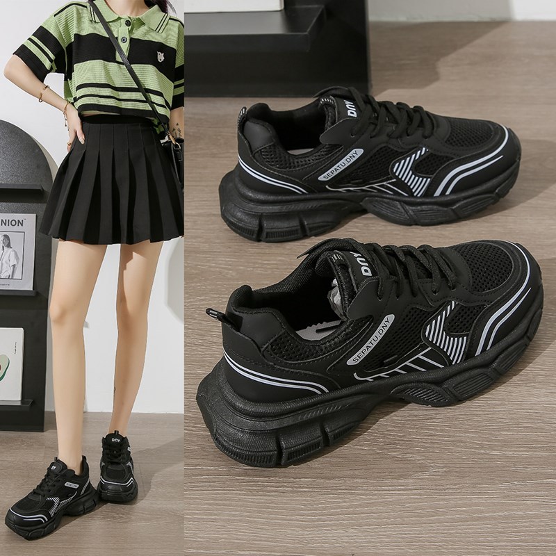 TERBARU SEPATU DNY SNEAKERS OLAHRAGA WANITA IMPORT KOREA TERBARU SEPATU OLAHRAGA WANITA SNEAKER