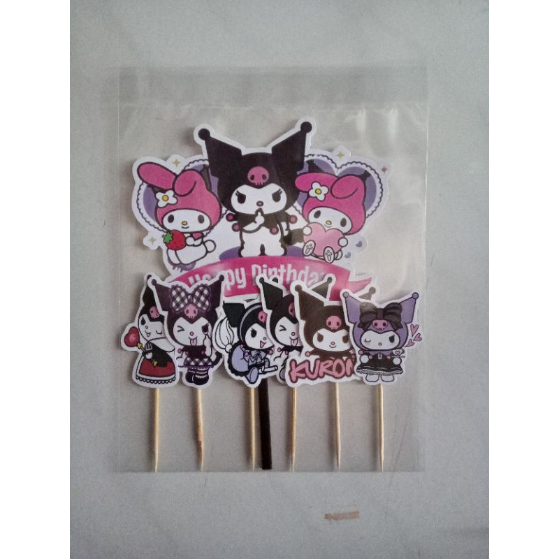 

topper cake kuromi besar