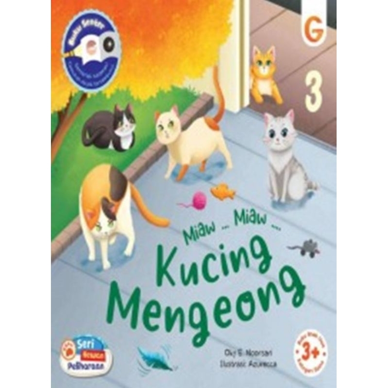 BUKU CERITA ANAK KUCING MENGEONG