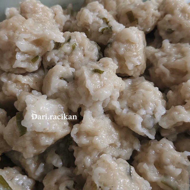 

Homemade frozen premium pentol ayam kriwil cilok ayam kriwil keriwil dengan saos pedas