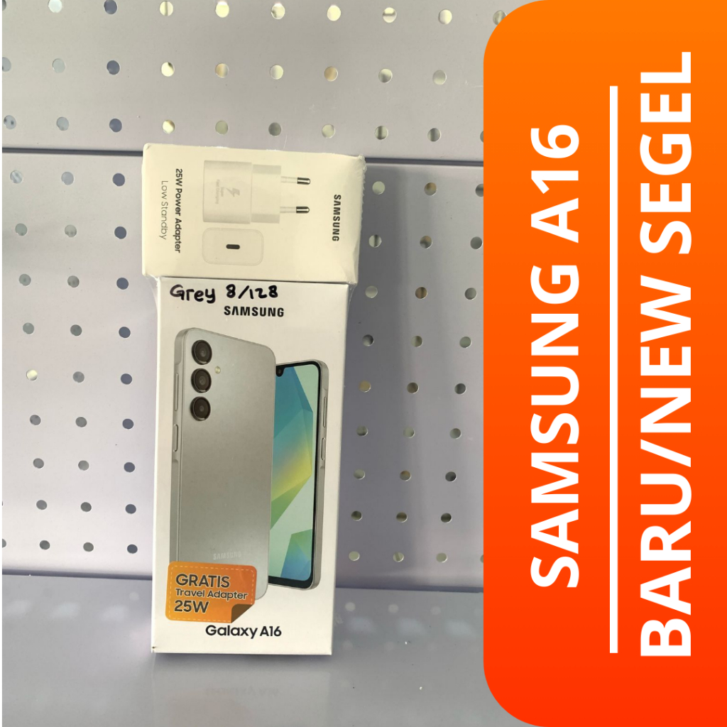 HP BARU SAMSUNG A16 8/128GB / SAMSUNG A16 HP BARU / NEW SEGEL NO REPACK