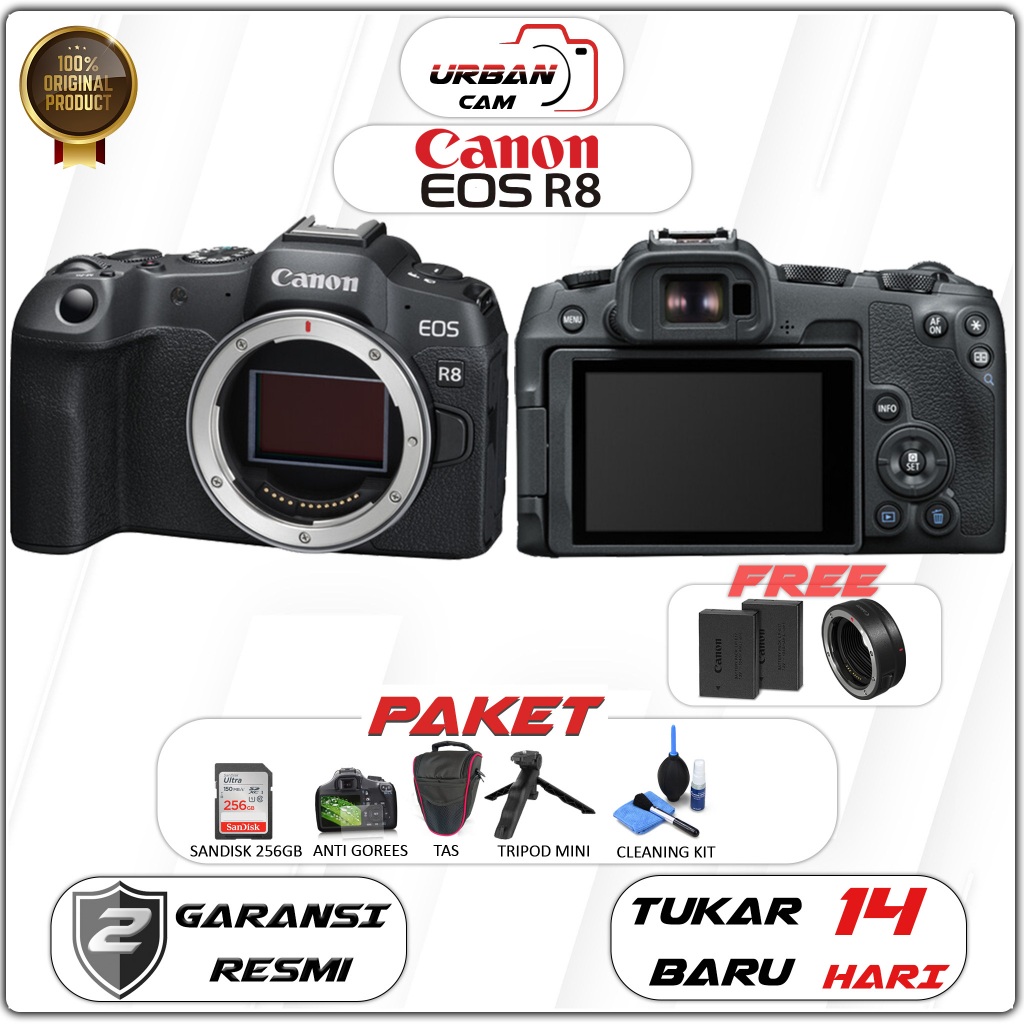 Canon EOS R8 Body Only Resmi / Canon EOS R8 / Canon R8
