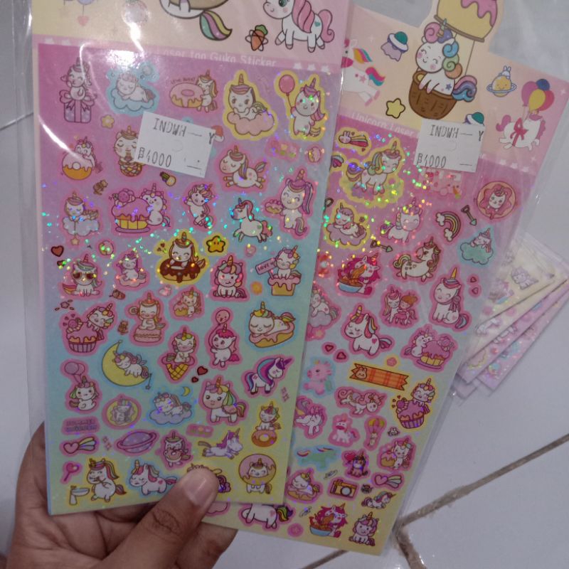 

INDAH JAYA STORE | Stiker Hologram Unicorn Laser