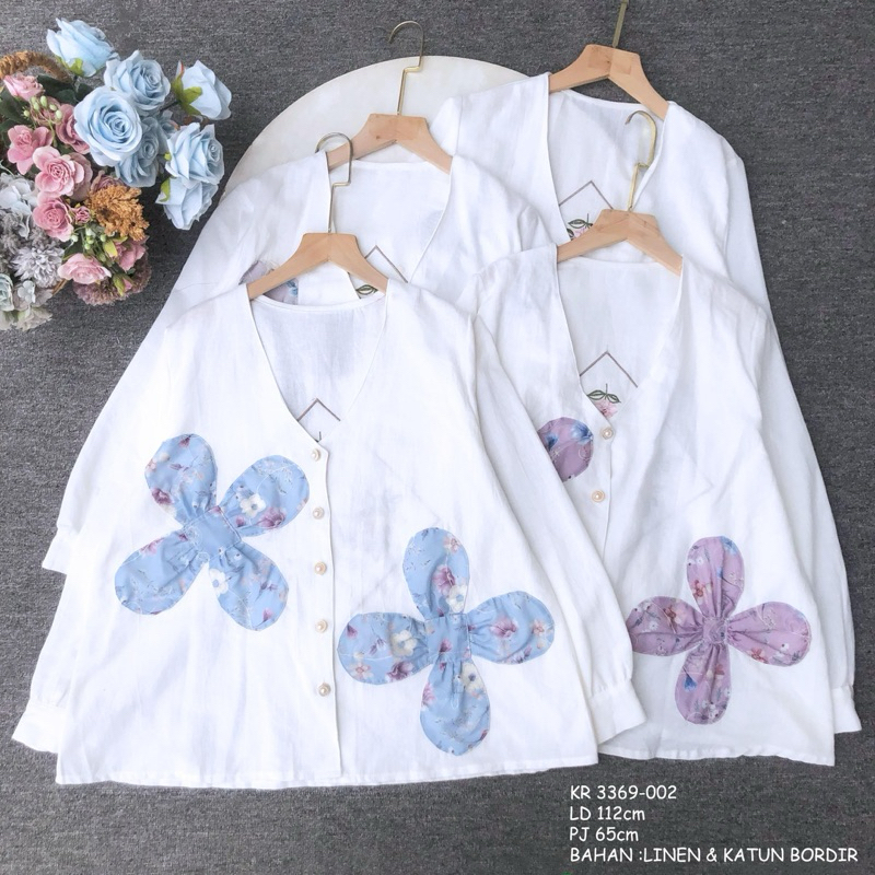 ATASAN WANITA MOTIF BUNGA