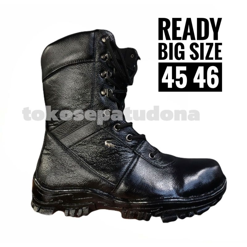 SEPATU BOOTS SAFETY PDL ADVENTURE TOURING GAYA PRIA KULIT ASLI