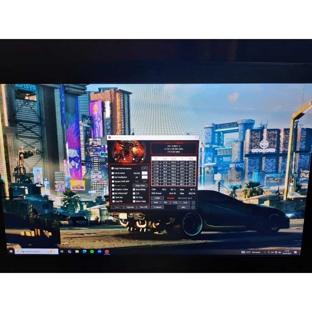 Laptop Gaming MSI GE62VR 7RF Apache Pro GTX 1060 I7 7700HQ I7 gen 7, 16GB DDR4