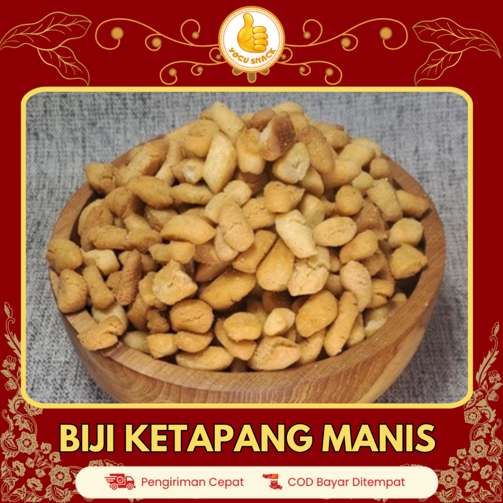 

Biji Ketapang Manis Renyah 250gr | Camilan Kering Klasik Khas Tradisional - Yogu Snack