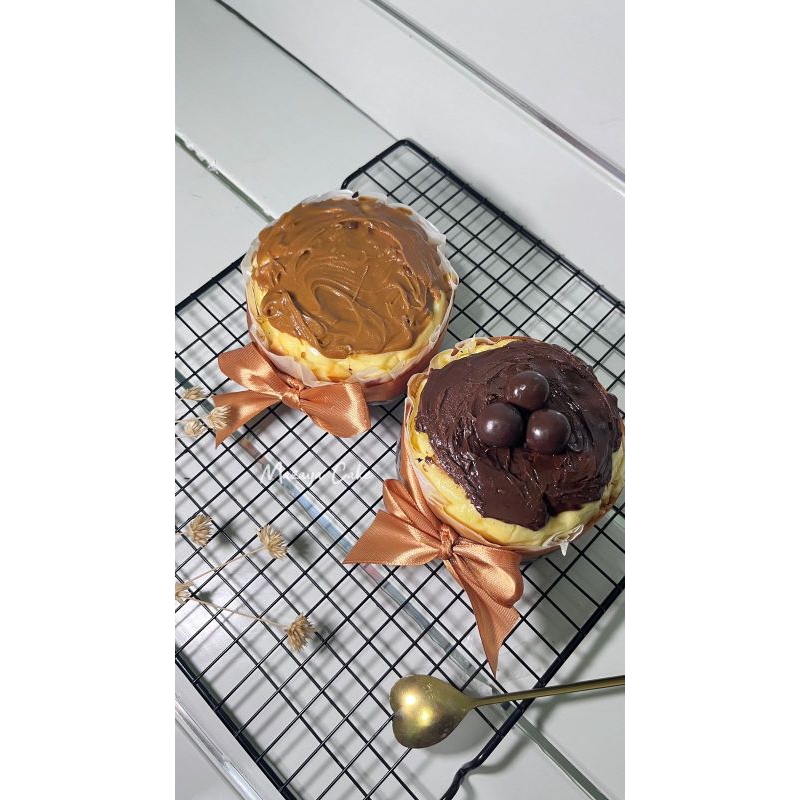 

brownies burnt cheesecake