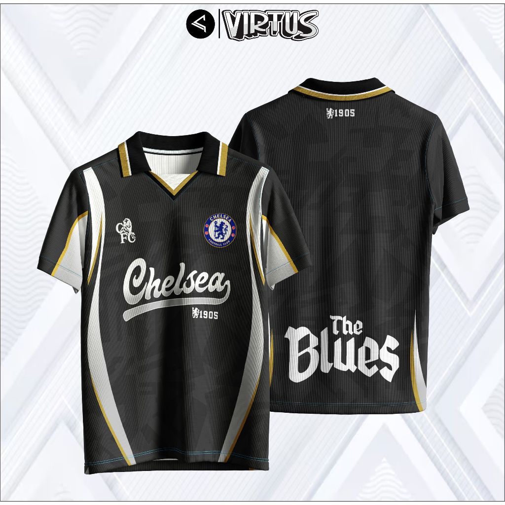 Virtus Jersey Chelsea Fantasy / Jersey Vintage /  Jersey  Kain Embos