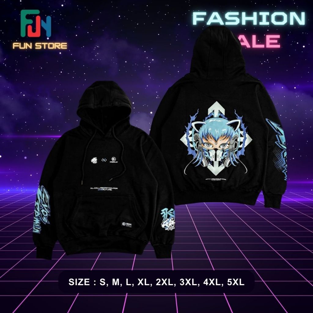 jaket hoodie EVOS X KREMLIN Pullover EVORA  rrq hoshi alter ego onic evos geek fam liquid big size S