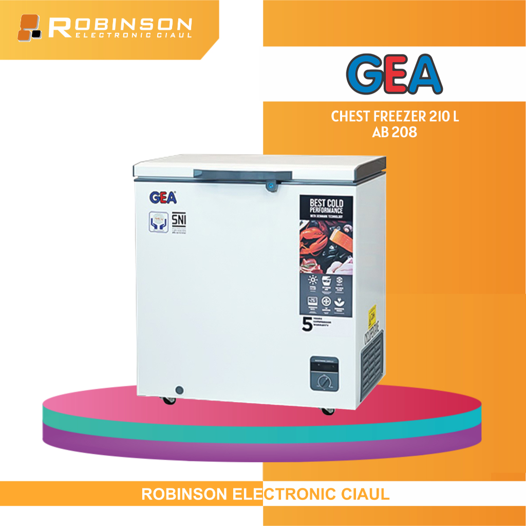 Chest Freezer GEA AB 208 R 200Liter Freezer Frozen Food dan Daging
