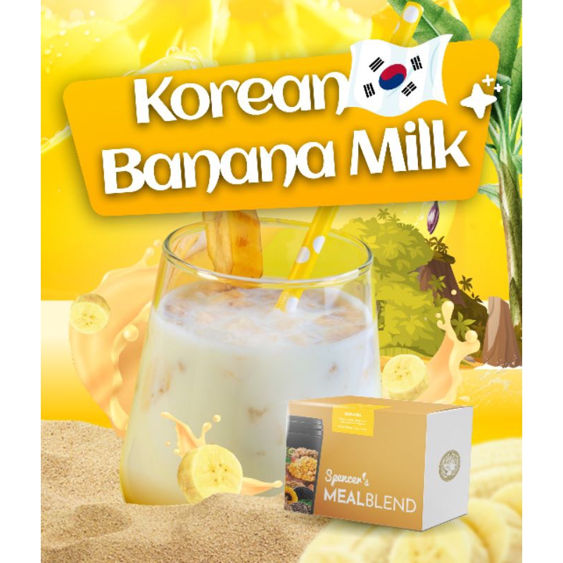 

Spencer’s MealBlend Korean Banana Milk | Meal Replacement | Multigrain