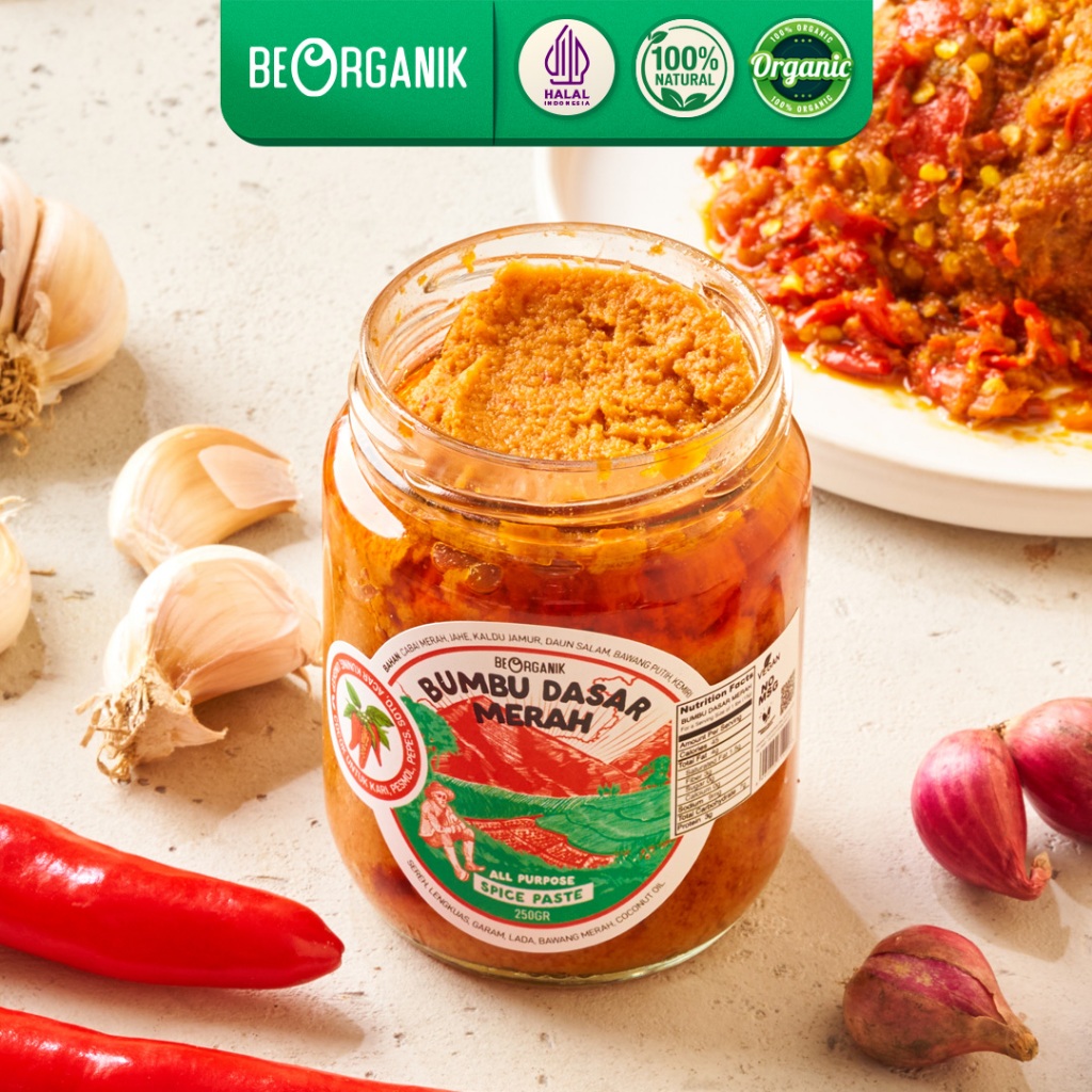 

Bumbu Dasar Merah Beorganik 250gr - Bumbu Masak Instant