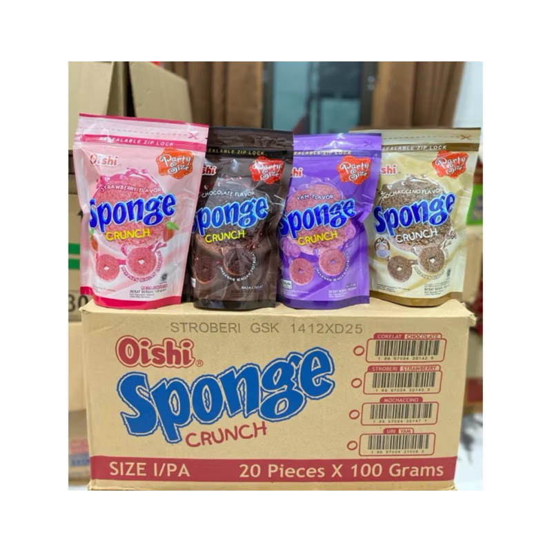 

SPONGE CRUNCH party pouch 100gram