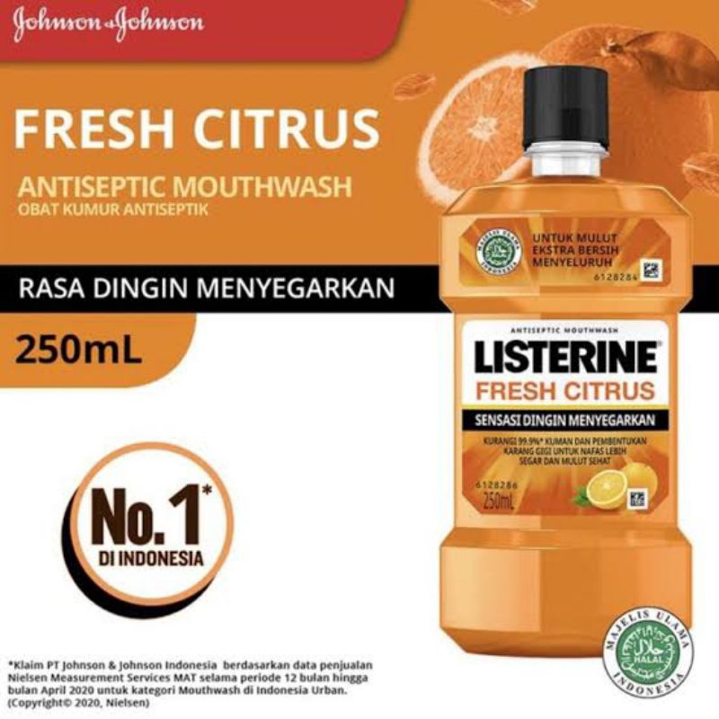 Listerine Fresh Citrus 250ml