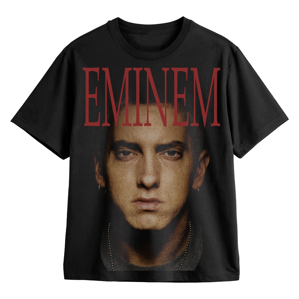 Original EMINEM KAOS BAND KAOS BAND TSHIRT OVERSIZE UNISEX HITAM - TFLIKS Unisex Tee