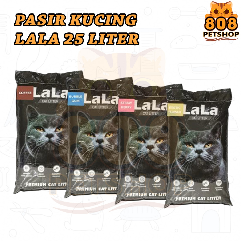 Pasir Kucing LALA 25 Liter - Pasir wangi gumpal Lala Cat Litter 25L