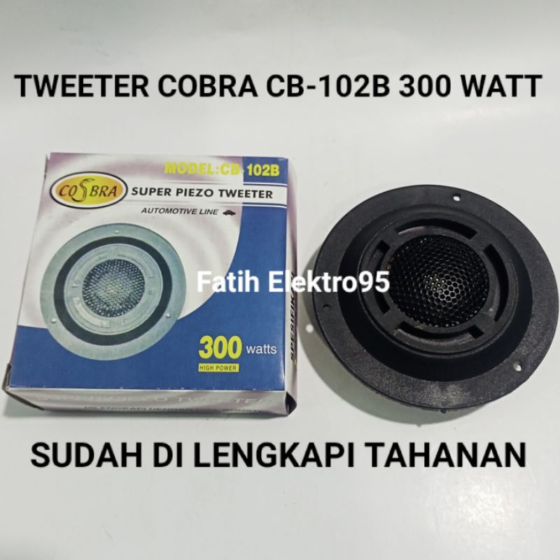 Speaker Tweeter Cobra CB-102B 300 Watt Model Bulat Murah Berkualitas Terlaris