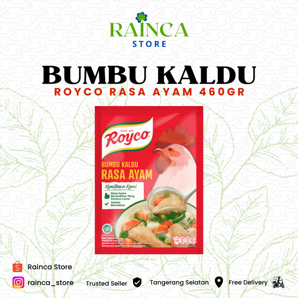 

Royco Bumbu Pelezat Kaldu Ayam 460 Gr / Royco 460gr Tangerang Selatan