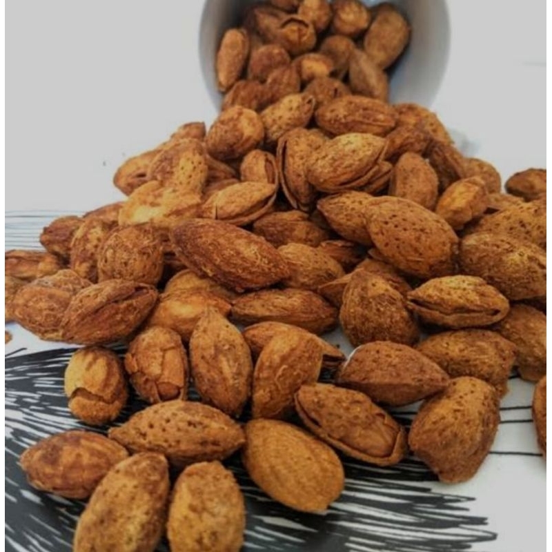 

kacang almond panggang 500 gram