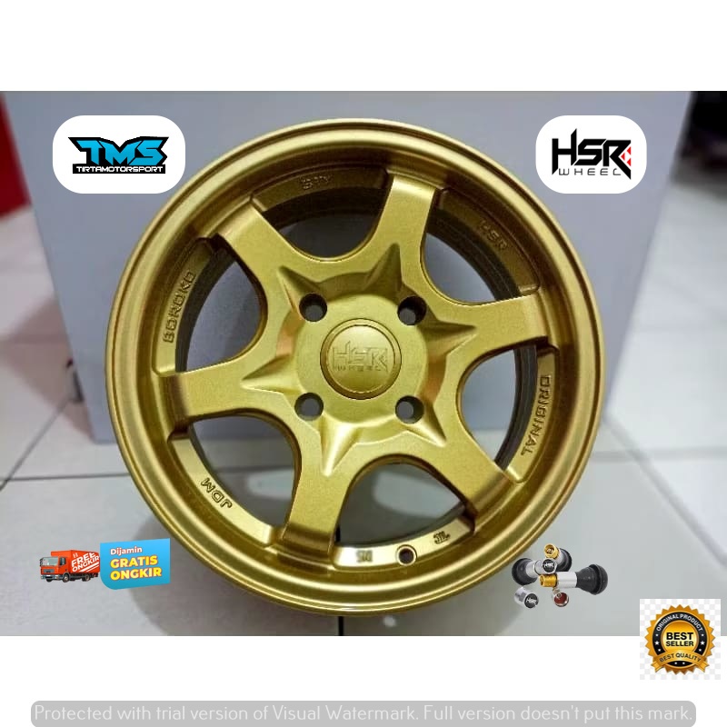 Super Promo Velg Racing HSR STY Ring14 Pcd 4x114.3 Avanza Xenia Kijang Panther Optra Accent Atoz