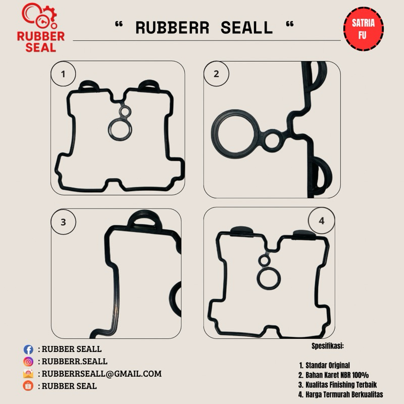 SEAL HEAD SPAREPART SATRIA FU