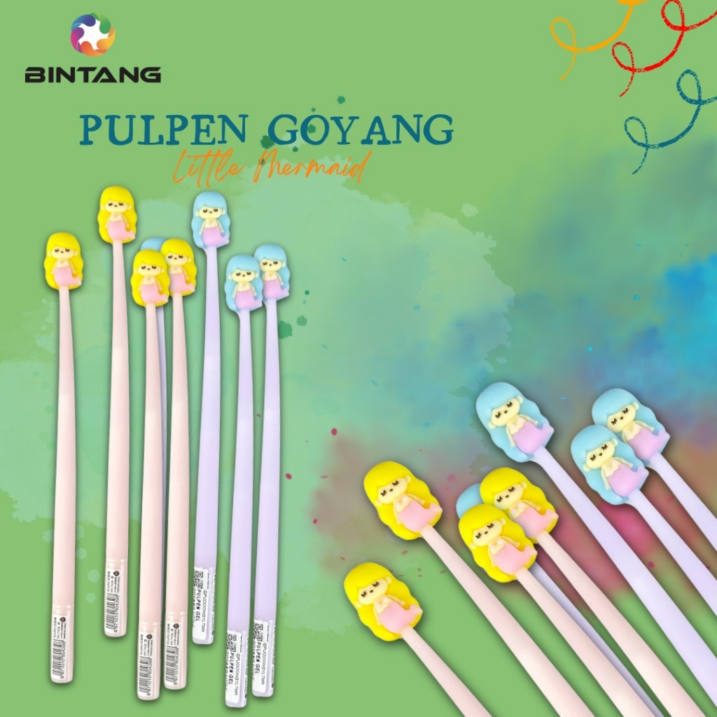 

PULPEN GEL GOYANG LITTLE MERMAID