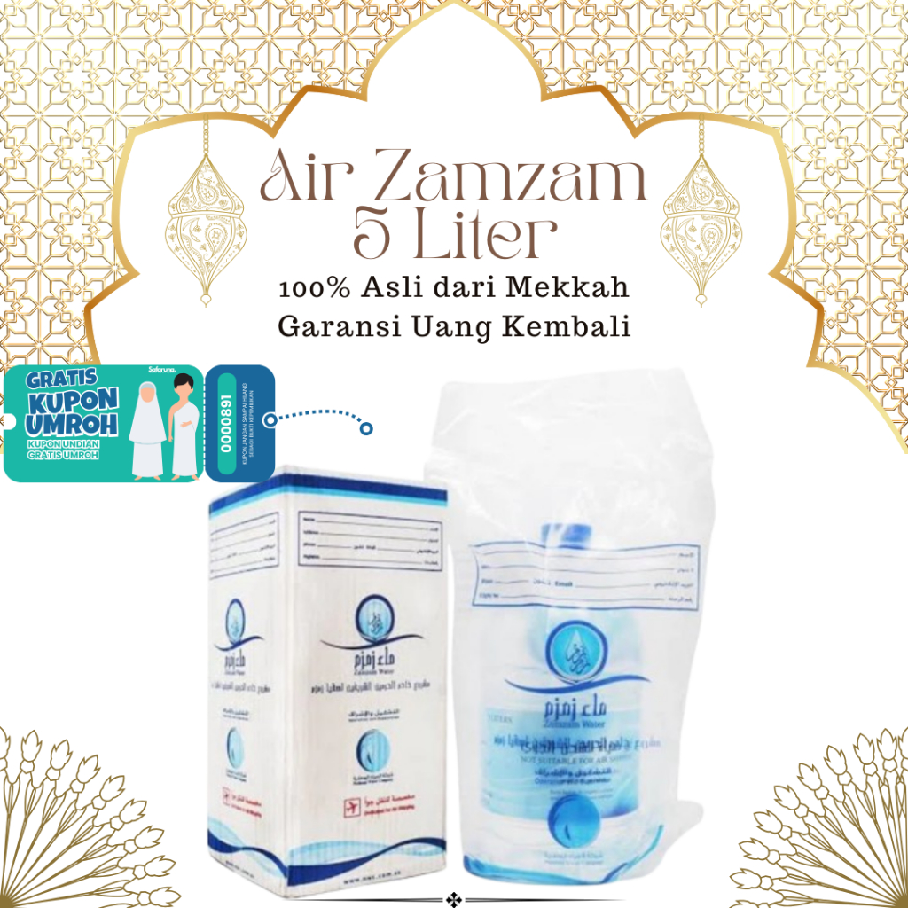 

Air zam zam galon barcode/non barcode 5 liter