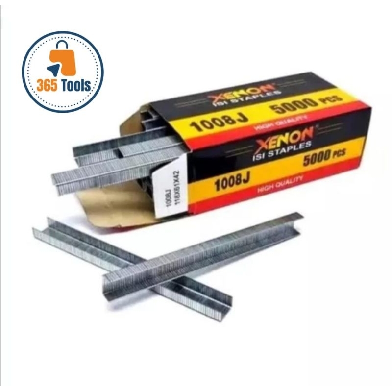 

Isi Staples Tembak Model U 1008J Merk XENON / Isi Steples Stapless Jok Motor