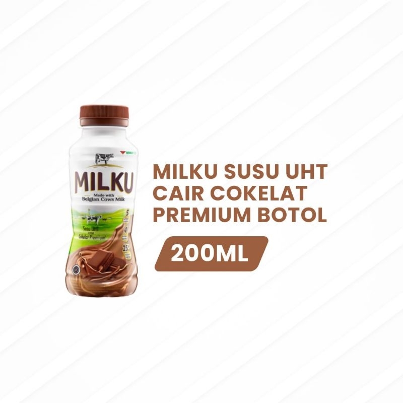 

Milku Susu UHT Cair Cokelat 200ML