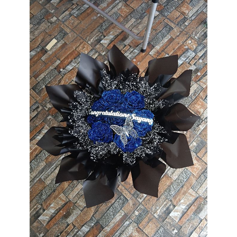 

buket pita satin free custom pita tambah catatan(bouquetsalsaa_surabaya)