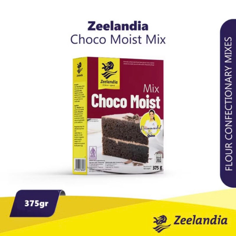 

Zeelandia Choco Moist 375 g Premiks Instant Kue Coklat Choco Moist