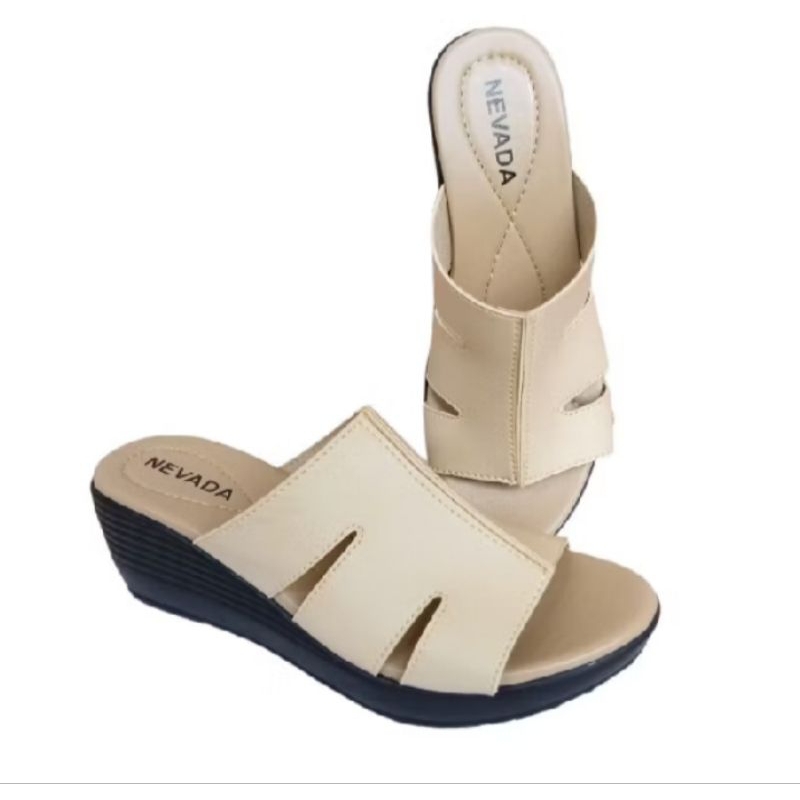 SOFIYA Sendal Wanita Wedges Rindi Amanda Terbaru Cantik dan Elegan