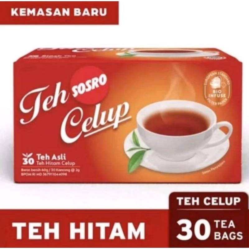 

teh sosro celup isi 30
