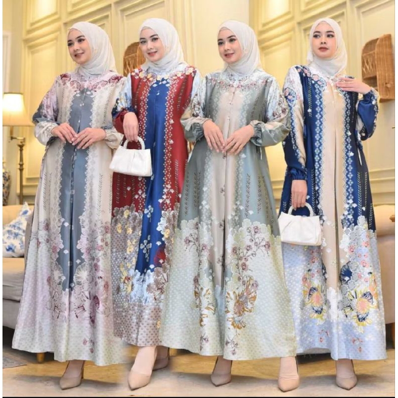 gamis maxmara dior silk premium