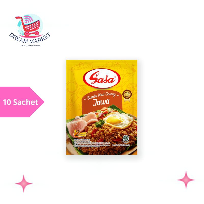 

Sasa Bumbu Nasi Goreng Jawa 10 Sachet
