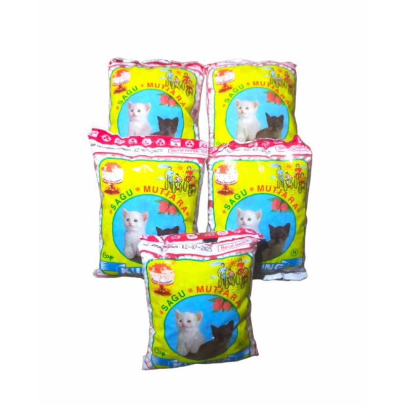 

PAKET HEMAT 5PCS SAGU MUTIARA CAP KUCING BISA COD ]